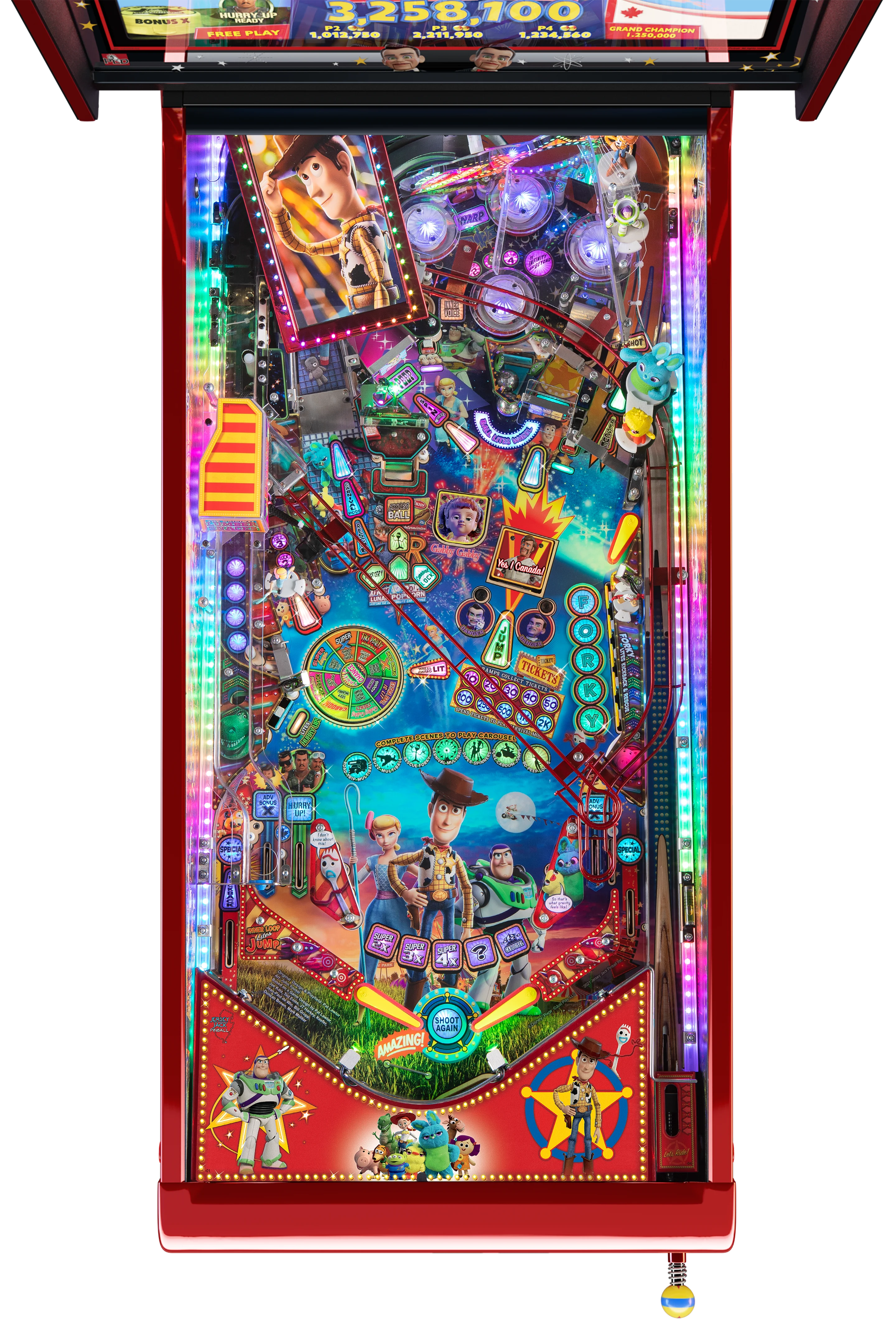 Toy Story 4 Pinball Limited Edition